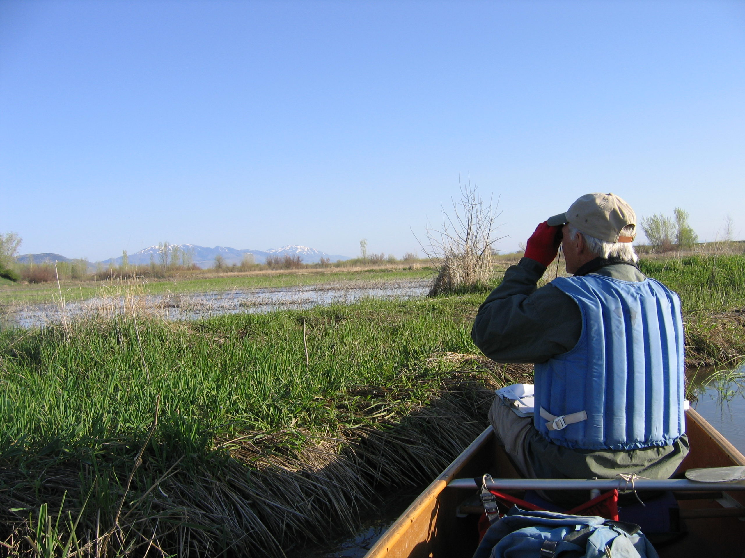 Jack Greene in the Bear River Bottoms. Courtesy Bryan Dixon, Photographer