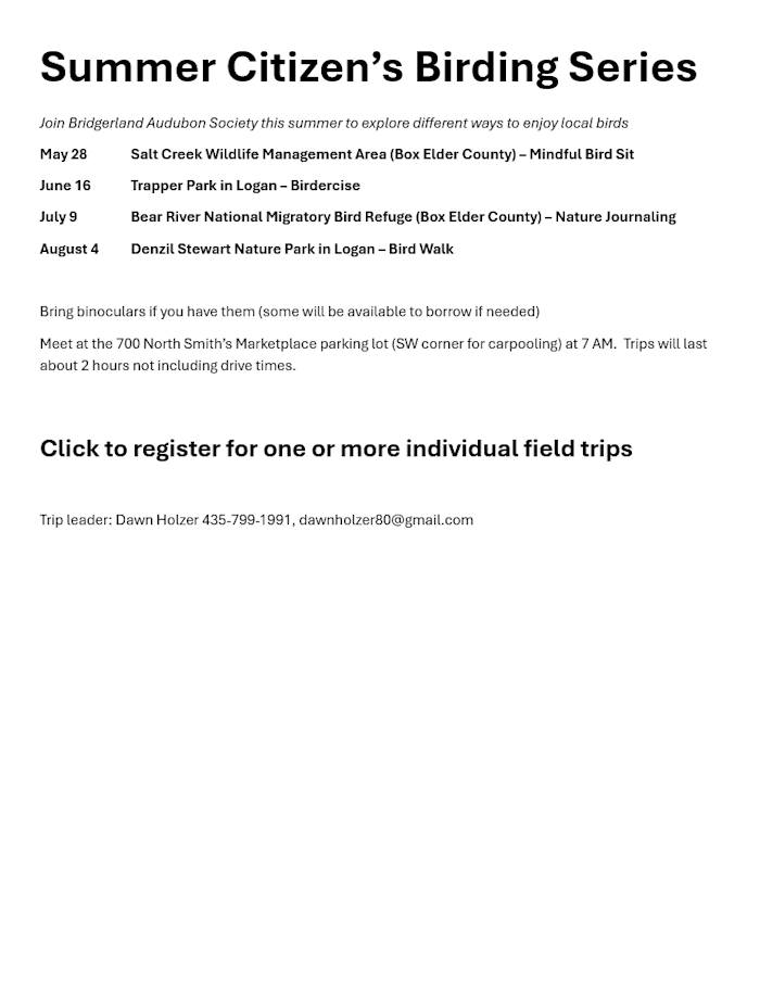 Citizen’s Birding Series